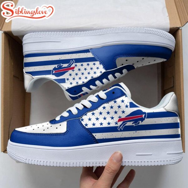 NFL Buffalo Bills American Flag Football Team Air Force 1 Shoes