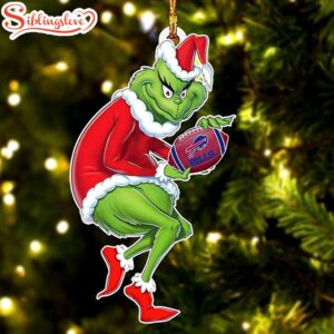 NFL Buffalo Bills Grinch Stole Christmas Tree Ornament Decoration