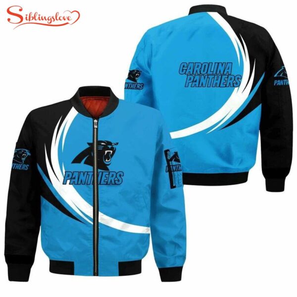 NFL Carolina Panthers All Over Print Bomber Jacket