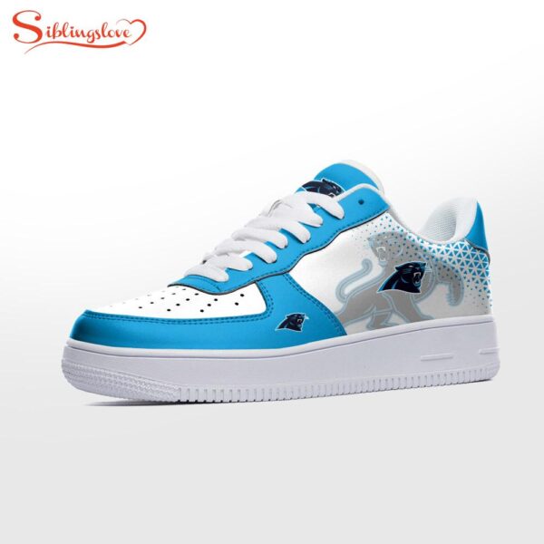 NFL Carolina Panthers Logo Air Force 1 Shoes Sport Shoes For Fans