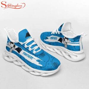 NFL Carolina Panthers Snoopy Blue Max Soul Shoes