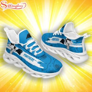 NFL Carolina Panthers Snoopy Max Soul Shoes Gift For Fans