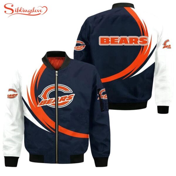 NFL Chicago Bears All Over Print Bomber Jacket