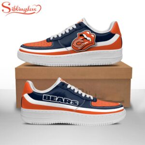 NFL Chicago Bears Lips Air Force 1 Shoes Gift For Fans