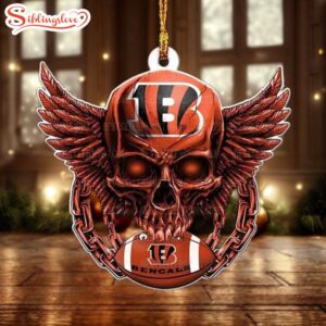 NFL Cincinnati Bengals Football Skull…