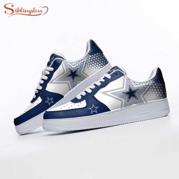 NFL Dallas Cowboys Logo Air Force 1 Shoes Sport Shoes For Fans