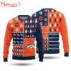 NFL Denver Broncos Christmas Pine Trees All Over Print Sweater