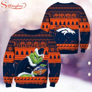 NFL Denver Broncos Football Grinch…