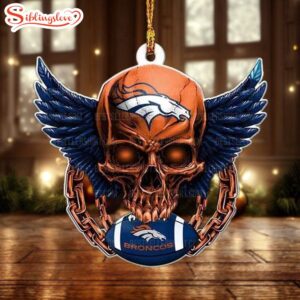 NFL Denver Broncos Football Skull…