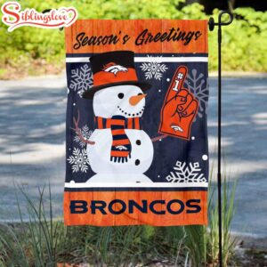 NFL Denver Broncos Snowman Merry…