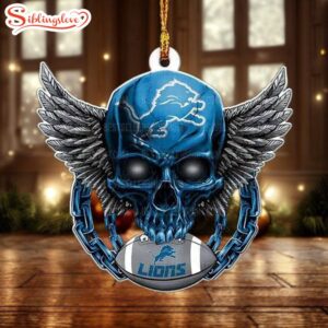 NFL Detroit Lions Football Skull…