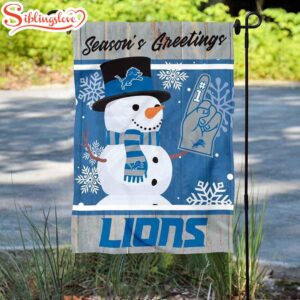 NFL Detroit Lions Snowman Merry…