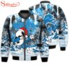 NFL Detroit Lions Snoopy The Peanuts Merry Christmas 3D Bomber Jacket