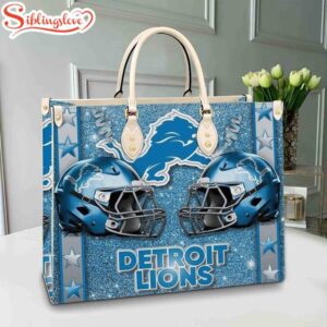 NFL Detroit Lions Women Leather…