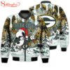 NFL Green Bay Packers Snoopy The Peanuts Merry Christmas 3D Bomber Jacket