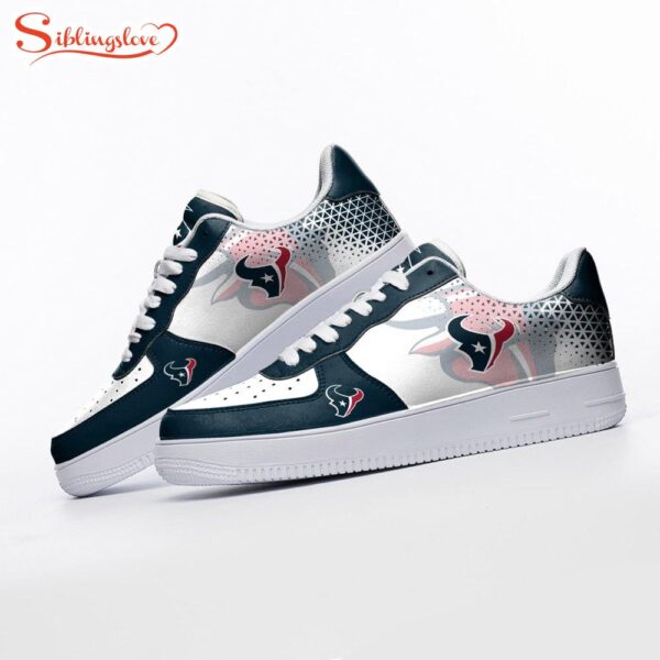 NFL Houston Texans Logo Air Force 1 Shoes Sport Shoes For Fans