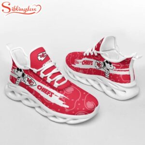 NFL Kansas City Chiefs Red Snoopy Max Soul Shoes