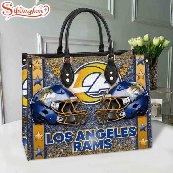 NFL Los Angeles Rams Women Leather Hand Bag Gift For Fans