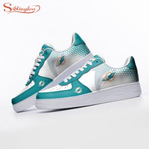 NFL Miami Dolphins Logo Air Force 1 Shoes Gift For Fans