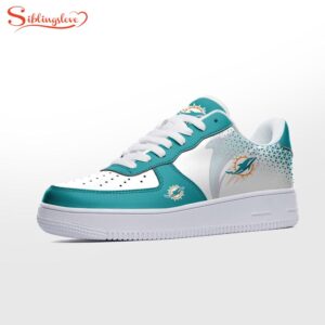 NFL Miami Dolphins Logo Air Force 1 Shoes Gift For Fans