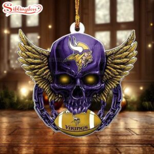 NFL Minnesota Vikings Football Skull…