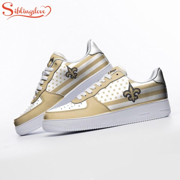 NFL New Orleans Saints American Flag Football Team Air Force 1 Shoes