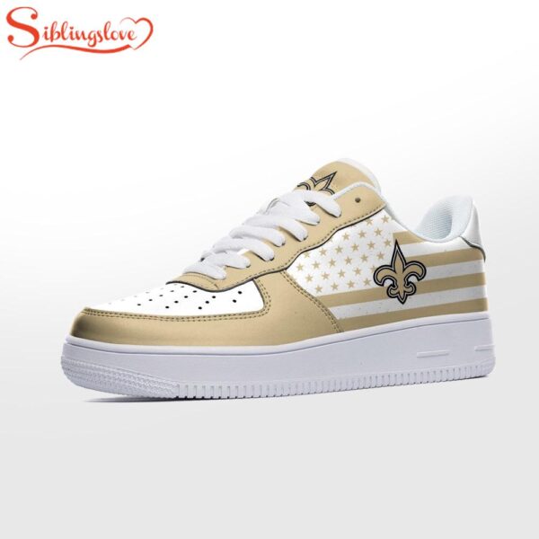 NFL New Orleans Saints American Flag Football Team Air Force 1 Shoes