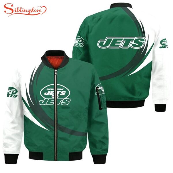 NFL New York Jets All Over Print Bomber Jacket