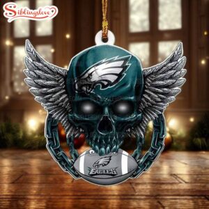 NFL Philadelphia Football Skull Christmas…