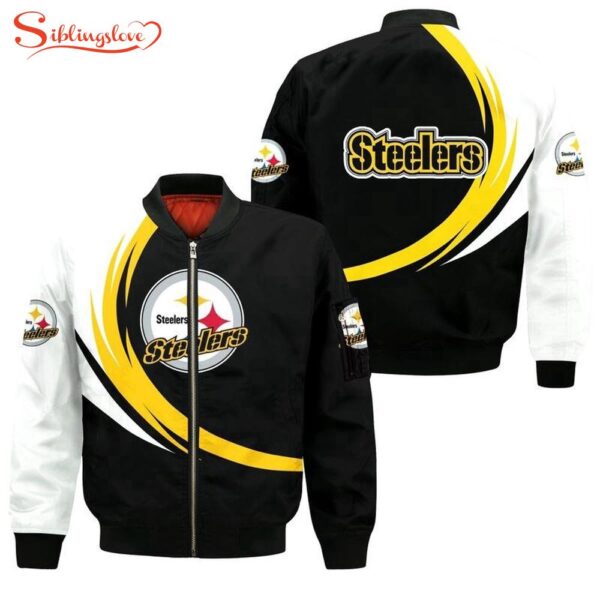 NFL Pittsburgh Steelers All Over Print Bomber Jacket