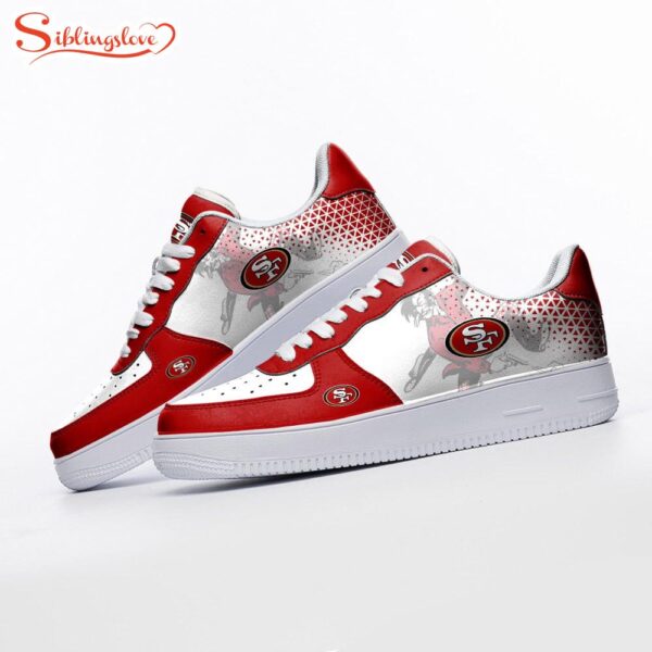 NFL San Francisco 49ers Logo Air Force 1 Shoes Sport Shoes For Fans