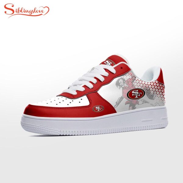 NFL San Francisco 49ers Logo Air Force 1 Shoes Sport Shoes For Fans