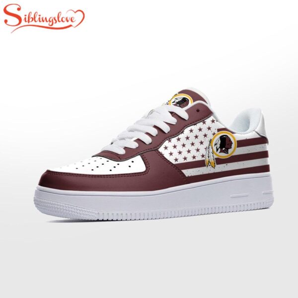 NFL Washington Redskins American Flag Football Team Air Force 1 Shoes