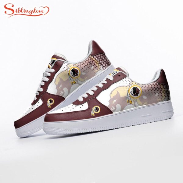 NFL Washington Redskins Logo Air Force 1 Shoes Sport Shoes For Fans