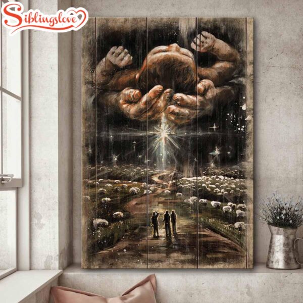 Night Sky The Day He Was Born Canvas Wall Art