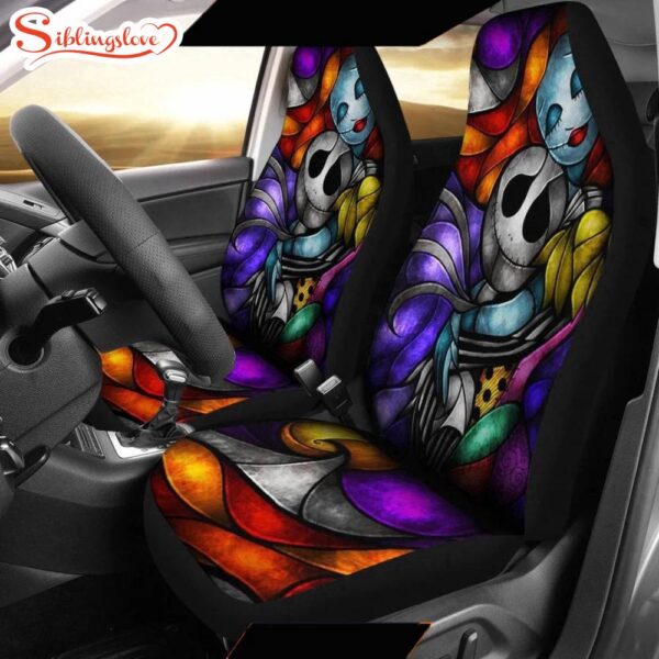 Nightmare Before Christmas Art Car SeatsCovers – seat Covers For Car