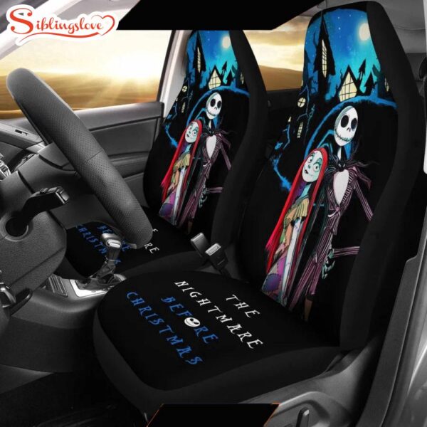 Nightmare Before Christmas Cartoon Car Seat Cover For Fans