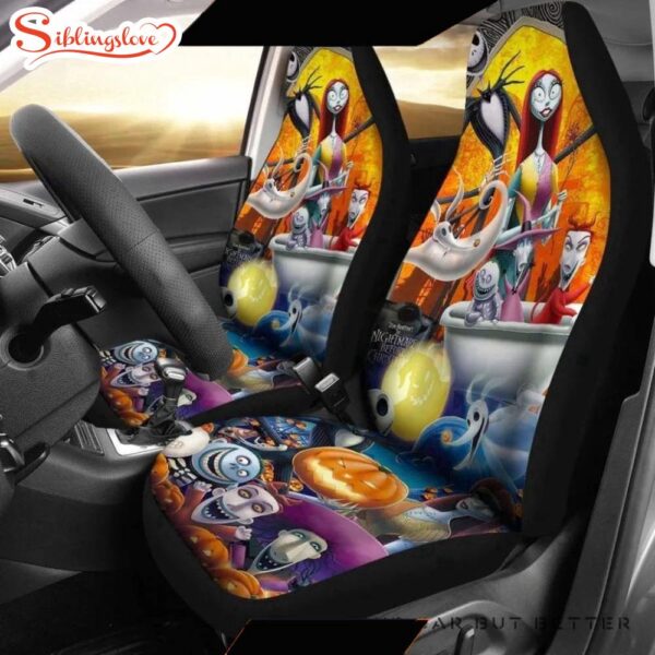 Nightmare Before Christmas Full Character  Cartoon Seat Cover Car Decor ers