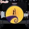 Nightmare Before Christmas Moon Jack And Sally Cartoon Spare Car Tire Cover Decor