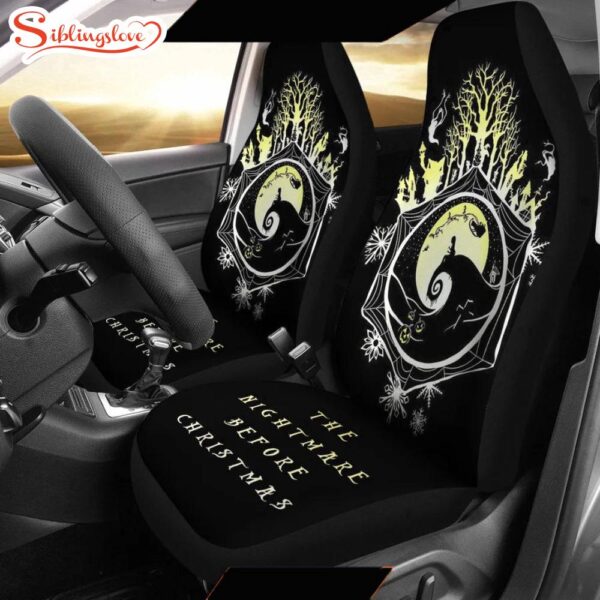 Nightmare Before Christmas Sally Jack  Cartoon Seat Cover Car Decor