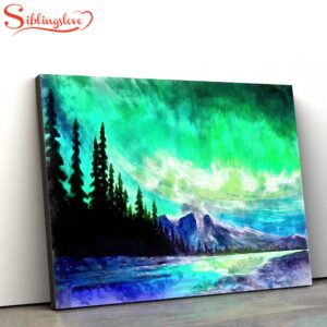 Northern Lights Canvas Wall Art