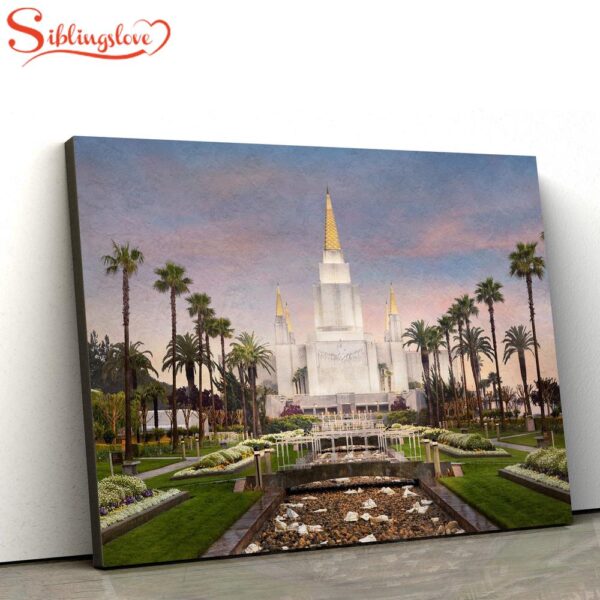 Oakland Temple Holy Places Series Canvas Wall Art Jesus Christ Picture Canvas Christian Wall Art