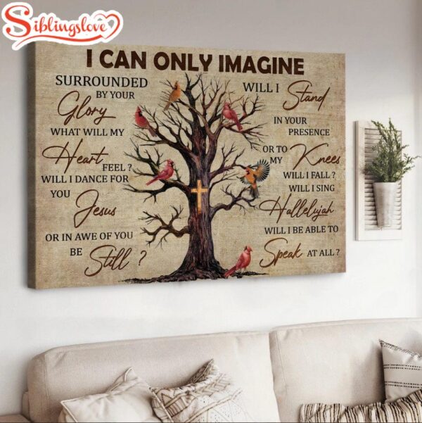 Oldest Tree Cross Jesus I Can Only Imagine Canvas Wall Art