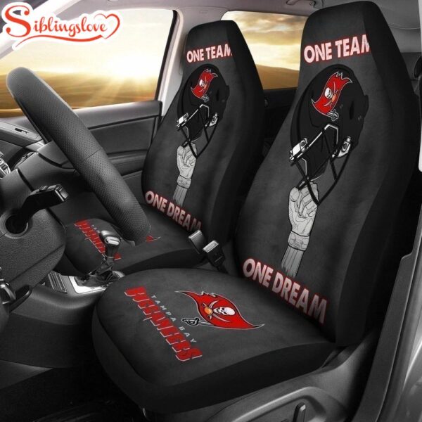 One Team One Dream Buccaneers Football Team Car Seat Covers