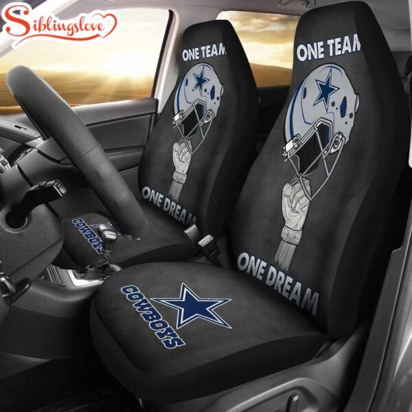 One Team One Dream Cowboys Football Team Car Seat Covers