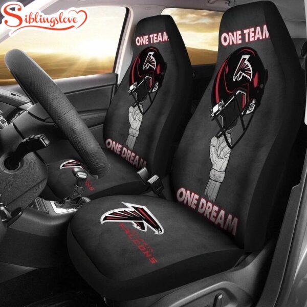 One Team One Dream Falcons Football Team Car Seat Covers