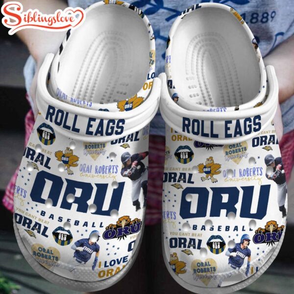 Oral Roberts Golden Eagles NCAA Sport Clogs Shoes Comfortable For Men Women