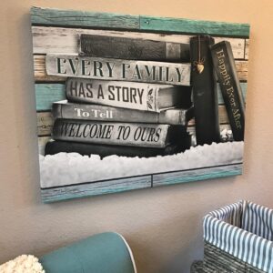 Our Story Canvas Wall Art