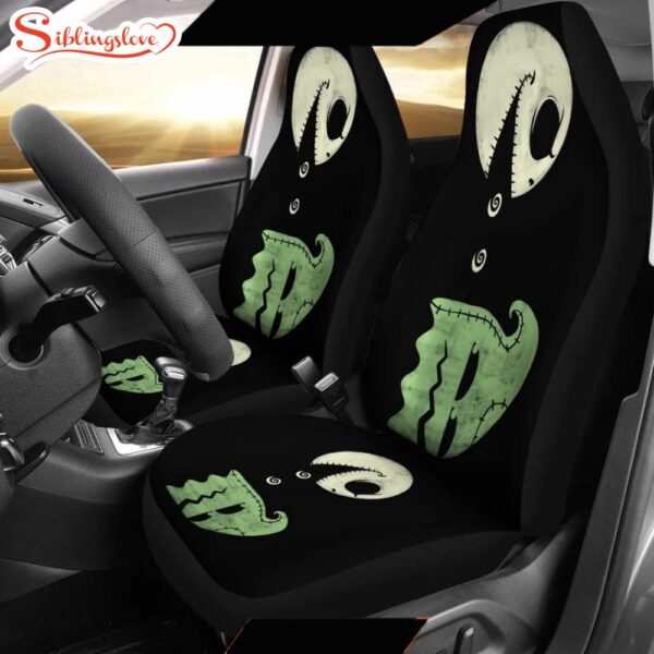 Pacman Jack Skellington Nightmare Before Christmas  Cartoon Seat Cover Car Decor