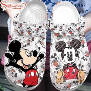 Painting Mickey Mouse Clogs Shoes…